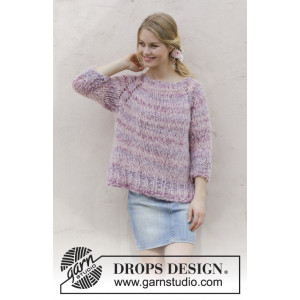 Wild Berries by DROPS Design - Blouse Knit pattern size S-XXXL