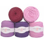 Infinity Hearts Dahlia Fabric Yarn 15 Purple Shades - 1 pc