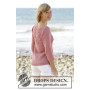Butterfly Heart by DROPS Design - Jumper with Lace Pattern Size S - XXXL