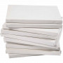 Stretched Canvas, white, size 21x29,7 cm, D: 1,6 cm, A4, 280 g, 40 pc/ 1 pack