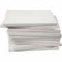 Stretched Canvas, white, size 30x30 cm, D: 1,6 cm, 280 g, 40 pc/ 1 pack