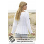 Romantic Twist by DROPS Design - Fitted Jacket with Cables Pattern Size S - XXXL
