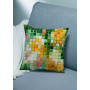 Permin Embroidery Kit Pillow Pixel Roses 38x38cm