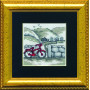 Permin Embroidery Kit Bicycle 11x11cm