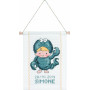 Permin Embroidery Kit Zodiac Sign Scorpio 18x25cm