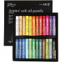 Gallery Oil Pastel Premium, assorted colours, L: 7 cm, thickness 10 mm, 24 pc/ 1 pack