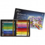 Watercolor Crayons, assorted colours, L: 9,3 cm, 24 pc/ 1 pack