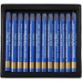 Watercolor Crayons, cobalt blue (338), L: 9,3 cm, 12 pc/ 1 pack