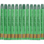 Watercolor Crayons, kadmium green (345), L: 9,3 cm, 12 pc/ 1 pack
