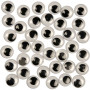 Wiggly Eyes, not sticky, D 12 mm, 1000 pc/ 1 pack