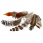 Natural Feathers, 6 packs