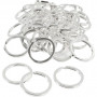 Key Chain, silver-plated, D 28 mm, 50 pc/ 1 pack