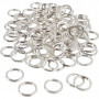 Split Ring, silver-plated, D 15 mm, 100 pc/ 1 pack