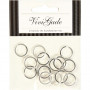 Split Ring, silver-plated, D 15 mm, 100 pc/ 1 pack