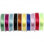 Elastic Cord, assorted colours, thickness 1 mm, 25 m/ 10 pack