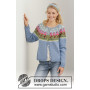Flamingo Parade Jacket by DROPS Design - Knitted Jacket Pattern Sizes S - XXXL