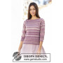 Summer Berries by DROPS Design - Knitted Jumper Pattern Sizes S - XXXL