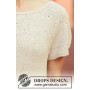 Dandelion Dreams by DROPS Design - Knitted Top Pattern Sizes S - XXXL