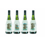 Permin Embroidery Kit Wine Bottle Apron Teddyes 10x15cm - 4 pcs