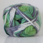 Hjertegarn Ragg-sock yarn Print 1261 Green/Grey/Off White