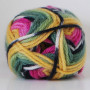 Hjertegarn Ragg-sock yarn Print 1255 Yellow/Green/Pink