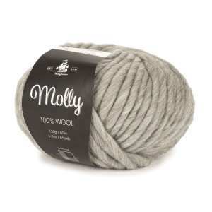 Mayflower Molly Yarn Unicolor 08 Cool Grey