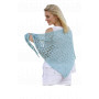 Water Pearl by DROPS Design - Crochet Shawl Lace Pattern 174x57 cm
