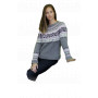 Telemark by DROPS Design - Knitted Jumper with Multi-coloured Norwegian Pattern size S - XXXL