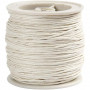 Yarn For Lucet Or Knitting Fork Waxed Off White 1 mm 40 m