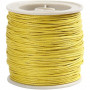 Yarn For Lucet Or Knitting Fork Waxed Yellow 1 mm 40 m