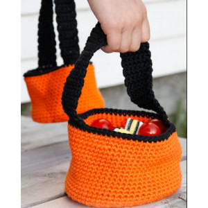 Trick or Treat! by DROPS Design - Crochet Basket for Halloween Pattern