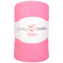 Infinity Hearts Ribbon Fabric Yarn 23 Light Rose