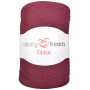 Infinity Hearts Ribbon Fabric Yarn 30 Bordeaux Red