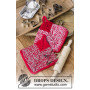 Let's Bake by DROPS Design - Knitted Potholder Pattern 18x18 cm