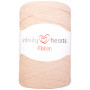 Infinity Hearts Ribbon Fabric Yarn 08 Beige