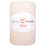 Infinity Hearts Ribbon Fabric Yarn 03 Off White