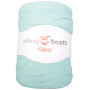 Infinity Hearts Ribbon Fabric Yarn 15 Mint green