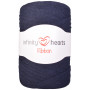 Infinity Hearts Ribbon Fabric Yarn 19 Navy Blue