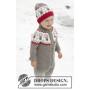 Run Run Rudolph by DROPS Design - Knitted Onesie Pattern Sizes 12 months - 6 years