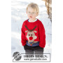 Red Nose Jumper Kids by DROPS Design - Knitted Jumper Pattern Sizes 2 - 12 years