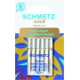 Schmetz Sewing Machine Needle Embroidery Gold 130/705 H-ET Size 90 - 5 pcs