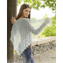 First Frost by DROPS Design - Knitted Shawl with Lace Pattern 140x76 cm