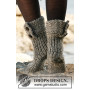 Moon Socks by DROPS Design - Knitted Slippers Size 35 - 42