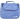 Infinity Hearts Travel Bag/Yarn Bag Navy Blue 24x11x22cm
