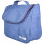 Infinity Hearts Travel Bag/Yarn Bag Navy Blue 24x11x22cm