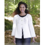 Nineveh by DROPS Design - Knitted Jacket with Lace Pattern size S - XXXL