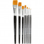 Gold Line Brushes, size 0-20, W: 2-24 mm, 7 pcs