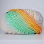 Hjertegarn Incawool Yarn Print Colour 1188 Orange/Green