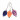 KnitPro Zooni Stitch Markers Skull Candy - 12 pcs