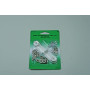 Jersey Non-Sew Press Fasteners Ring 11mm Silver - 12 sets